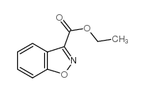 1,2-benzisoxazole-3-carboxylic acid ethyl ester Structure