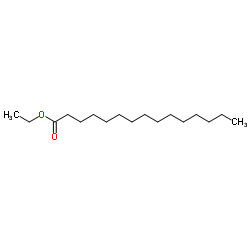 Ethyl pentadecanoate structure