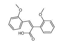 (Z)-2-methoxy-α-(2-methoxyphenyl)cinnamic acid Structure