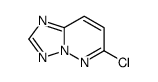 6-chloro-[1,2,4]triazolo[1,5-b]pyridazine Structure
