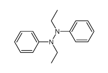 N,N'-diethyl-N,N'-diphenylhydrazine结构式