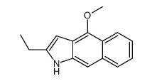 2-ethyl-4-methoxy-1H-benz[f]indole结构式