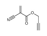 prop-2-ynyl 2-cyanoacrylate结构式