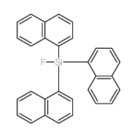 Silane,fluorotri-1-naphthalenyl- (9CI) Structure