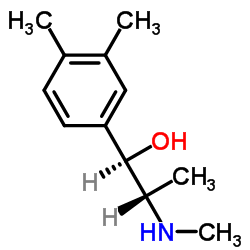 (1R,2S)-1-(3,4-Dimethylphenyl)-2-(methylamino)-1-propanol Structure