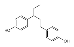 4,4'-(1,3-Pentanediyl)diphenol结构式