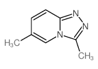 1,2,4-Triazolo[4,3-a]pyridine,3,6-dimethyl- structure