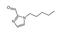 1-pentyl-1H-imidazole-2-carbaldehyde结构式