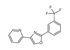 4-pyridin-2-yl-2-[3-(trifluoromethyl)phenyl]-1,3-oxazole Structure