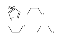 tributyl(pyrrol-1-yl)stannane Structure