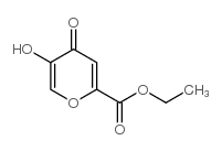 5-羟基-4-氧代-4H-吡喃-2-羧酸乙酯结构式
