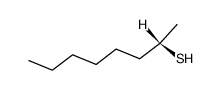 (+)-(S)-2-octanethiol结构式