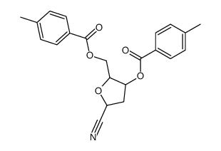 [5-cyano-3-(4-methylbenzoyl)oxyoxolan-2-yl]methyl 4-methylbenzoate Structure