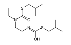 S-(2-methylpropyl) N-ethyl-N-[2-(2-methylpropylsulfanylcarbonylamino)ethyl]carbamothioate Structure