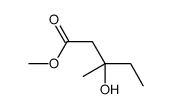 methyl 3-hydroxy-3-methylpentanoate Structure