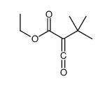 ethyl 3,3-dimethyl-2-(oxomethylidene)butanoate Structure