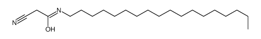 2-cyano-N-octadecylacetamide Structure