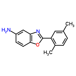 2-(2,5-Dimethylphenyl)-1,3-benzoxazol-5-amine Structure