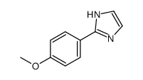2-(4-methoxyphenyl)-1H-imidazole结构式