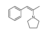 1-(1-甲基-2-苯基 乙烯)-吡咯烷结构式