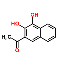 Ethanone, 1-(3,4-dihydroxy-2-naphthalenyl)- (9CI)结构式