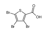 3,4,5-三溴-2-噻吩甲酸结构式