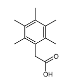2-(2,3,4,5,6-pentamethylphenyl)acetic acid Structure