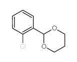 1,3-Dioxane,2-(2-chlorophenyl)-结构式