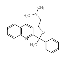 Ethanamine,N,N-dimethyl-2-[1-phenyl-1-(2-quinolinyl)ethoxy]- picture