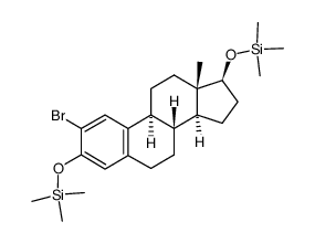 2-bromo-3,17β-bis(trimethylsiloxy)estra-1,3,5(10)-triene Structure