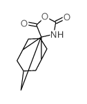 spiro[adamantane-2,4'-oxazolidine]-2',5'-dione结构式