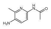 N-(5-amino-6-methyl-2-pyridinyl)acetamide结构式