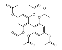 [3,5-diacetyloxy-4-(2,4,6-triacetyloxyphenyl)phenyl] acetate结构式