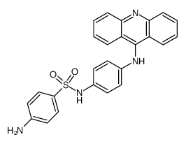 N-[4-[(Acridine-9-yl)amino]phenyl]-4-aminobenzenesulfonamide Structure