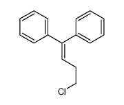 1,1'-(4-Chloro-1-butenylidene)bisbenzene structure