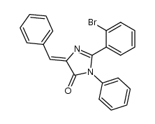 5-benzylidene-2-(2-bromo-phenyl)-3-phenyl-3,5-dihydro-imidazol-4-one Structure