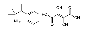 (Z)-2,3-Dihydroxy-2-butenedioic acid/α,α,β-trimethylbenzeneethanamine,(1:x)结构式