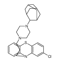 10-[3-[4-(2-adamantyl)piperazin-1-yl]propyl]-2-chlorophenothiazine Structure