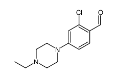 2-Chloro-4-(4-ethylpiperazino)benzaldehyde structure