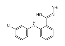 2-(3-chloroanilino)benzohydrazide Structure