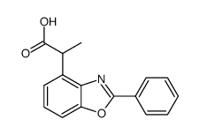 2-(2-phenyl-benzooxazol-4-yl)-propionic acid Structure