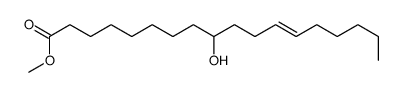 methyl 9-hydroxyoctadec-12-enoate结构式