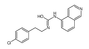 1-[2-(4-chlorophenyl)ethyl]-3-isoquinolin-5-ylurea Structure