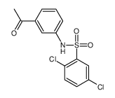 N-(3-acetylphenyl)-2,5-dichlorobenzenesulfonamide Structure