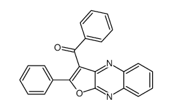 phenyl-(2-phenylfuro[3,2-b]quinoxalin-3-yl)methanone结构式