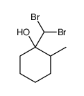 1-(dibromomethyl)-2-methylcyclohexan-1-ol结构式