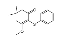 3-methoxy-5,5-dimethyl-2-phenylsulfanylcyclohex-2-en-1-one Structure