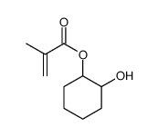 (2-hydroxycyclohexyl) 2-methylprop-2-enoate结构式