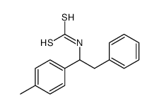 [1-(4-methylphenyl)-2-phenylethyl]carbamodithioic acid Structure