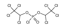 phosphorochloridic acid bis-(1,2,2,2-tetrachloro-ethyl) ester结构式